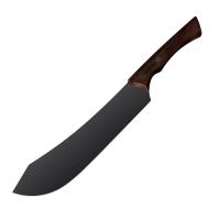 Кухонный нож Tramontina Churrasco Black мачете для м'яса 253 мм Фото