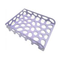 Лоток для бумаг Optima горизонтальный пластик, сиреневый Фото