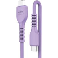 Дата кабель Armorstandart USB-C to USB-C 1.0m AR88 3A purple Фото