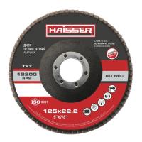 Круг зачистной HAISSER пелюстковий плоский - 125х22,2 P120, Т27 Фото