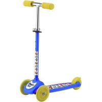 Самокат Bimbo Bike Monsters 12` с регулировкой высоты Сине-желтый Фото