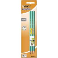 Олівець графітний Bic Ecolution НВ, 5 шт в блістері Фото