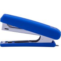 Степлер Buromax RUBBER TOUCH №10,12 аркушів 107х25х54 мм, синій Фото