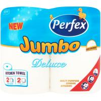 Бумажные полотенца Perfex Deluxe Jumbo 2 шари 2 рулони Фото