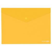 Папка - конверт Economix А5 180 мкм прозрачная, фактура "глянец", желтая Фото