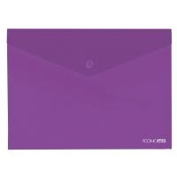 Папка - конверт Economix В5 180 мкм прозора, фактура "глянець", фіолетова Фото