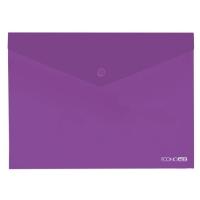 Папка - конверт Economix В5 180 мкм прозрачная, фактура "глянец", фиолетова Фото