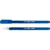 Ручка гелева Economix TURBO 0,5 мм, синя Фото