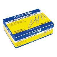 Скрепки канцелярские Economix 28 мм треугольная, 100шт Фото