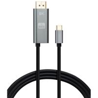 Кабель мультимедийный Vinga USB-C to DisplayPort M 1.5m v1.4 8K60Hz PD 100W po Фото