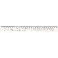 Лінійка Economix 30 см тригонометричні формули, друкована Фото