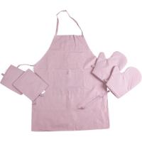 Фартук MirSon Набор 16-5703 Light Gray бязь две прихватки + две Фото