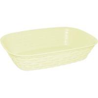 Хлебница Irak Plastik 2,5 л під ротанг жовта Фото