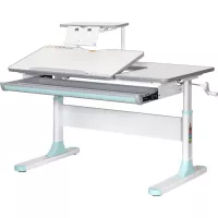 Парта Mealux Vancouver Multicolor Blue с полкой S50 Фото