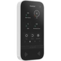Клавіатура до охоронної системи Ajax KeyPad TouchScreen white Фото