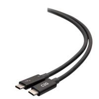 Дата кабель C2G USB-C to USB-C 0.8m Thunderbolt 4 40Gbs Black Фото