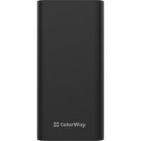 Батарея универсальная ColorWay 30 000 mAh Lamp, Black Фото