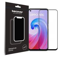 Стекло защитное BeCover Oppo A96 Black Фото