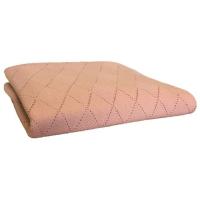 Плед Прованс вязаный Винтаж персик 130х170 см Фото