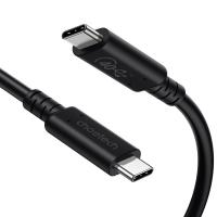 Дата кабель Choetech USB-C to USB-C 0.8m USB 4 100W 40Gbps 8K60Hz Фото