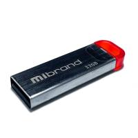 USB флеш накопичувач Mibrand 32GB Falcon Silver-Red USB 2.0 Фото