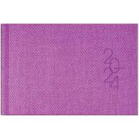 Еженедельник Brunnen датований 2024 кишеньковий Tweed Фіолетовий A6 72 Фото