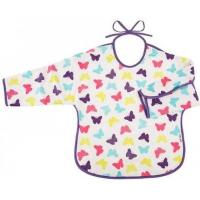 Нагрудничек Akuku Дитячий фартух з довгим рукавом Метелики Фото