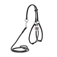 Шлея для собак WAUDOG Soft з QR паспортом кругла Д 6 мм А 26-46 см В 30- Фото