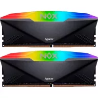 Модуль пам'яті для комп'ютера Apacer DDR4 32GB (2x16GB) 3200 MHz NOX RGB Black Фото