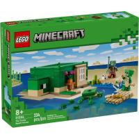 Конструктор LEGO Minecraft Пляжний будинок у формі черепахи 234 дет Фото