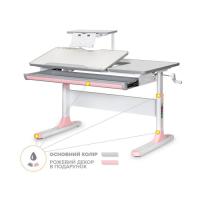 Парта Mealux Vancouver Multicolor Pink з полицею Фото