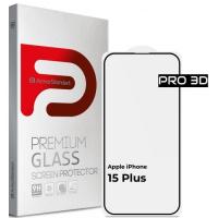 Стекло защитное Armorstandart Pro 3D Apple iPhone 15 Plus Black Фото