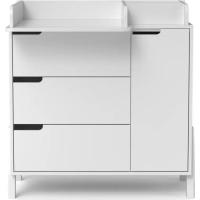 Комод-пеленатор Angelo Магия Плюс (с органайзером) белый 90х51х90 Фото