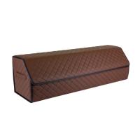 Сумка-органайзер EVAtech ECO XXL 30x30x100 см коричнева з коричневою ниткою Фото