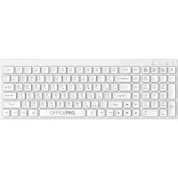 Клавиатура OfficePro SK985W Wireless/Bluetooth White Фото
