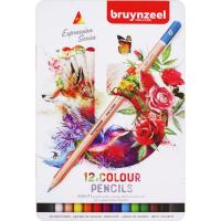 Олівці кольорові Bruynzeel EXPRESSION 12 кольорів Фото