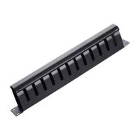 Кабельний організатор Voltronic 19" 1U/12Port з кришкою, корпус метал Фото