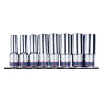 Набор торцевых головок KING TONY 1/2" 8 шт. 12 - 23 мм на плашке Фото