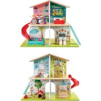 Ігровий набір Hape Ляльковий будинок з гіркою, меблями та аксесуарами Фото