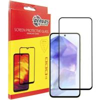 Скло захисне Dengos Full Glue Samsung Galaxy A55 5G (black) Фото
