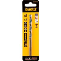 Сверло DeWALT по металлу Black & Gold,HSS-G, 8.0 х 117 х 75 мм Фото