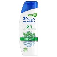 Шампунь Head & Shoulders 2 в 1 Против перхоти Свежесть ментола 330 мл Фото