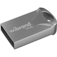 USB флеш накопитель Wibrand 64GB Hawk Silver USB 2.0 Фото