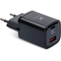 Зарядное устройство Vinga USB-C PD30W + USB-A QC30W Display 33W Max Фото