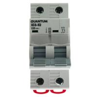 Автоматический выключатель Quantum 2п С 32А MCB 6kA Фото