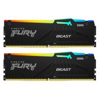 Модуль памяти для компьютера Kingston Fury (ex.HyperX) DDR5 32GB (2x16GB) 6000 MHz Beast RGB Фото