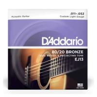 Струны для гитары D'Addario 80/20 Bronze Custom Light (11-52) Фото