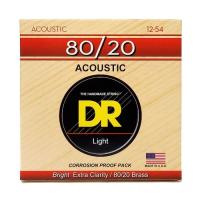 Струны для гитары DR Strings HI-BEAM Acoustic 80/20 Bronze - Light (12-54) Фото