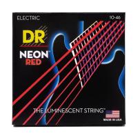 Струни для гітари DR Strings NEON Red Electric - Medium (10-46) Фото