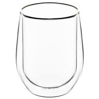 Набор стаканов Ardesto з подвійними стінками BR 320 мл 2 шт прозорий Фото